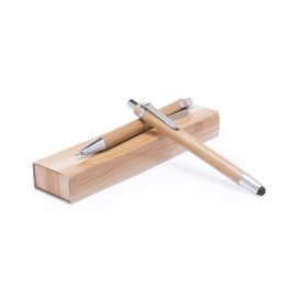 Set penna e matita in bambù