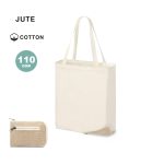 Borsa pieghevole con base in juta