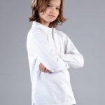 Polo da bambino a maniche lunghe