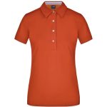 Polo da donna con rifinitura quadrettata sull’orlo del collo - immagine 17