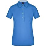Polo da donna con rifinitura quadrettata sull’orlo del collo - immagine 16