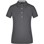Polo da donna con rifinitura quadrettata sull’orlo del collo - immagine 15