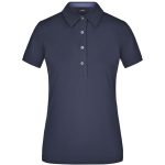 Polo da donna con rifinitura quadrettata sull’orlo del collo - immagine 8