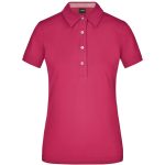 Polo da donna con rifinitura quadrettata sull’orlo del collo - immagine 11