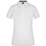 Polo da donna con rifinitura quadrettata sull’orlo del collo - immagine 3