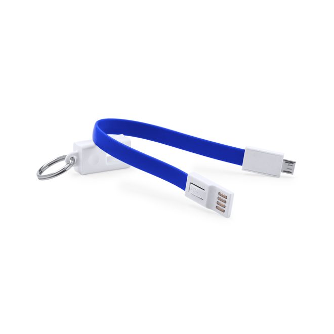 Portachiavi / caricabatterie con connessione micro USB - immagine 3