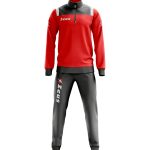Tuta da allenamento con mezza zip e zip al pantalone - immagine 7