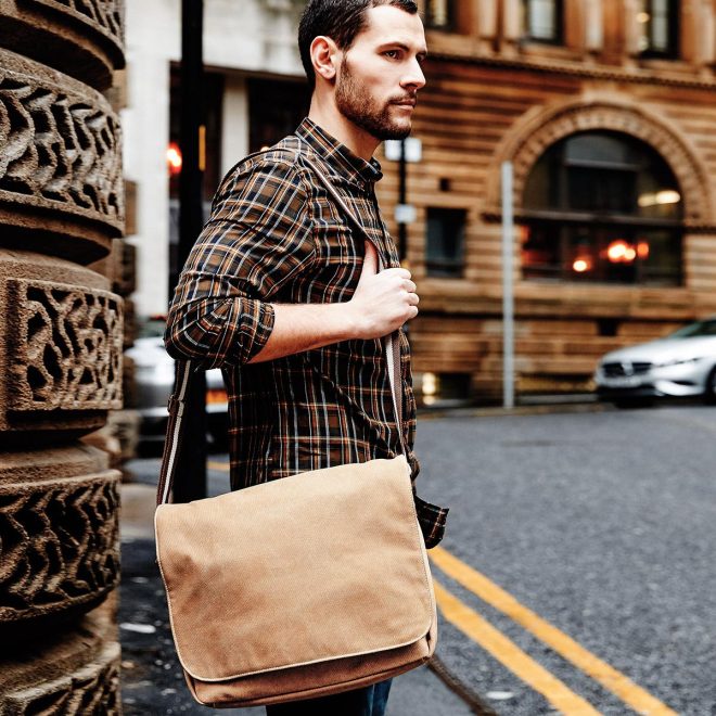 Borsa tracolla bicolore - immagine 6
